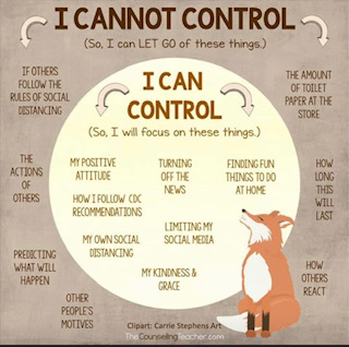 Don't worry about what you cannot control